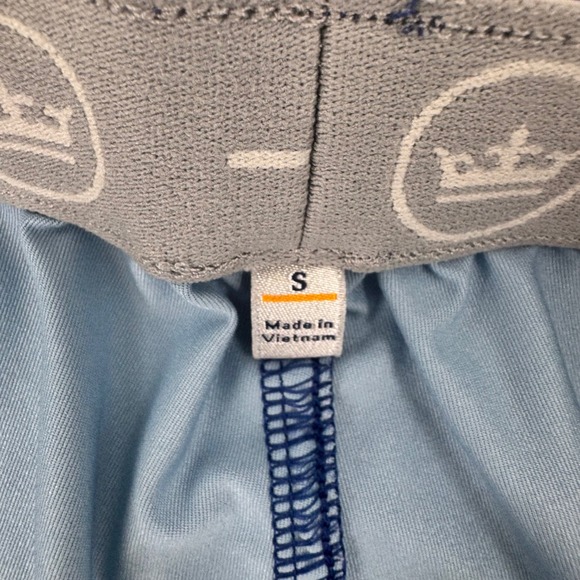 Peter Millar Mens Boxer Size Small Blue Skull Print Button Fly - Picture 6 of 7